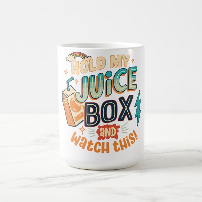 Caneca De Café segure minha caixa de suco e veja isso (Centro)