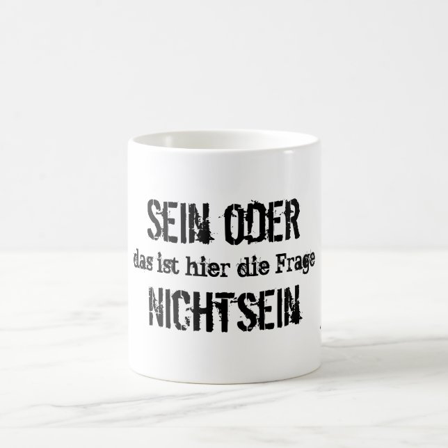Caneca De Café Sein oder Nichtsein Mug (Centro)