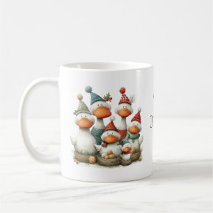 Caneca De Café Seis Gansos Caprichosos Pondo Ovos 12 Dias De Nata