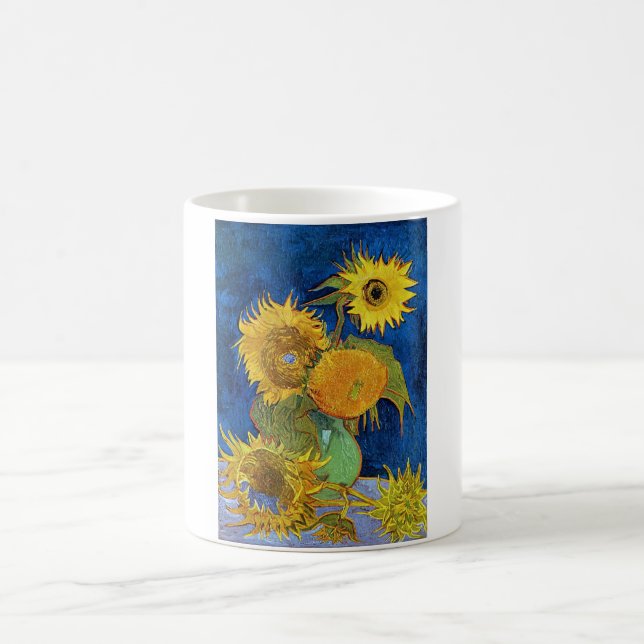 Caneca De Café Seis girassóis, Van Gogh (Centro)