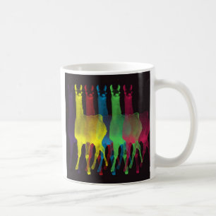 Caneca De Café seis lamas em seis cores