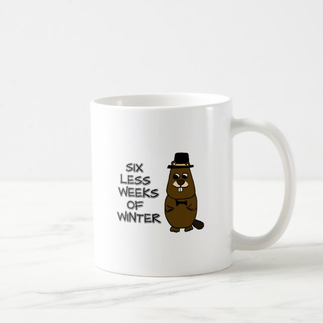 Caneca De Café Seis semanas a menos de inverno (Direita)