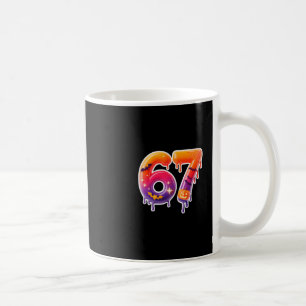 Caneca De Café Seis Sete 67 6 7 Design de Meme Sorvete Engraçado