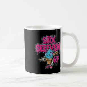 Caneca De Café Seis Sete 67 Bysebyll Jogador Sorvete Gotejamento 