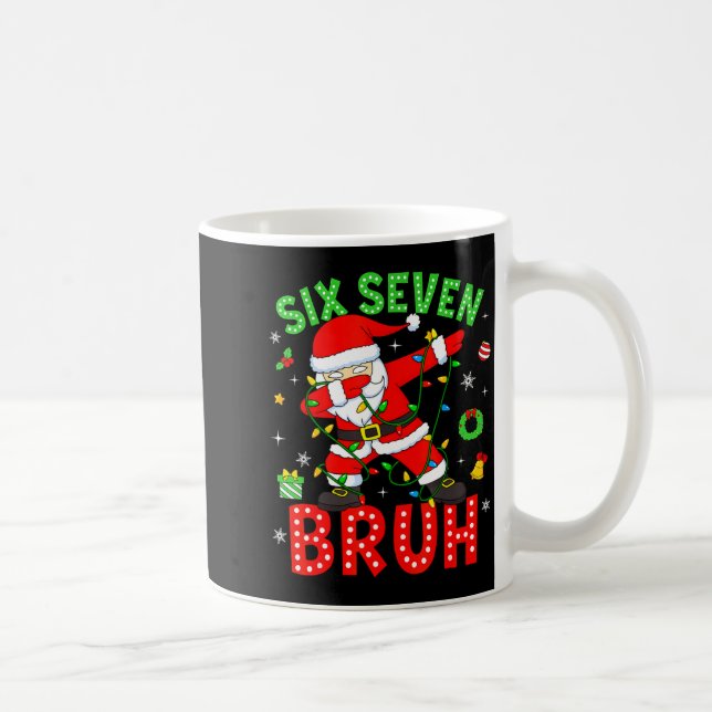 Caneca De Café Seis Sete 67 Geração Z Alpha Meme Bruh Natal Dabbi (Direita)