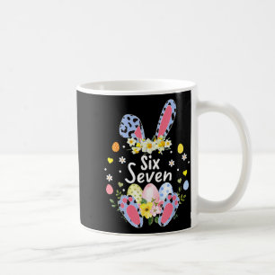 Caneca De Café Seis sete 67 meme 6 7 coelho leopardo crianças eng