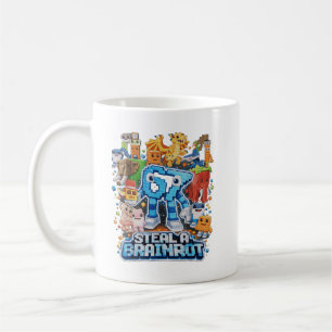 Caneca De Café Seis Sete 67 Rouba um Meme de Brainrot Presentes D