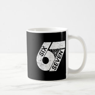 Caneca De Café Seis Sete 6 7 Meme 6 7 Fantasia de Halloween