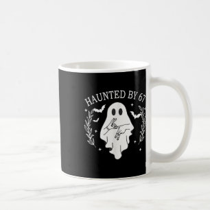 Caneca De Café Seis Sete Assombrado 6 7 Meme 67 Mão de Esqueleto