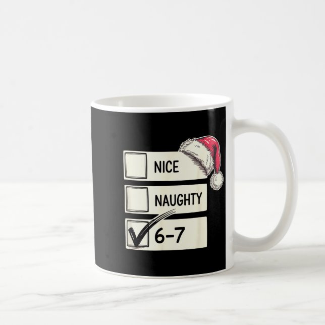 Caneca De Café Seis Sete Bom Malicioso 6-7 Gíria  (Direita)
