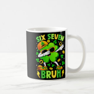 Caneca De Café Seis Sete Bruh Meme 67 Dabbing Shamrock St Patrick
