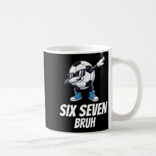 Caneca De Café Seis Sete Bruh Rotação Cerebral Geração Alfa Dabbi (Direita)