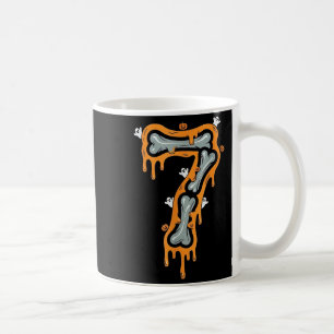 Caneca De Café Seis Sete Meme 6 7 Esqueleto Fantasia de Halloween