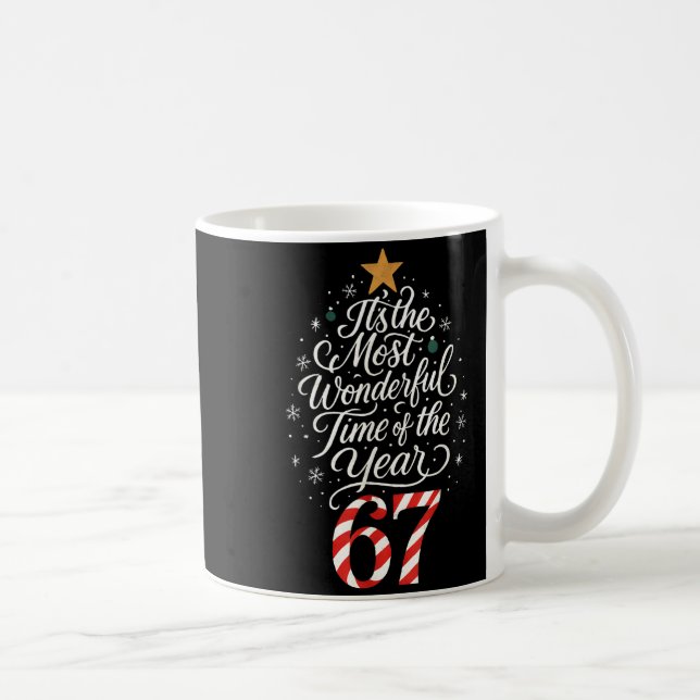 Caneca De Café Seis Sete Meme É a Época Mais Maravilhosa 67 Chri (Direita)