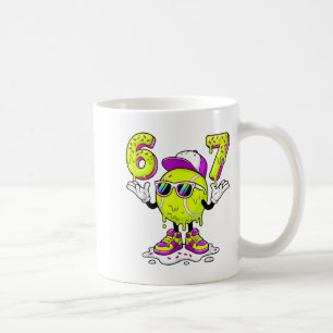 Caneca De Café Seis Sete Meme Tênis Sorvete Gotejamento 67 Para C