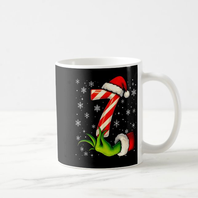 Caneca De Café Seis Sete Natal Engraçado Casal Combinando Meme  (Direita)