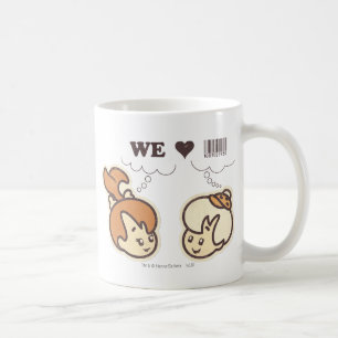 Caneca De Café Seixos e Bam Bam que nós amamos