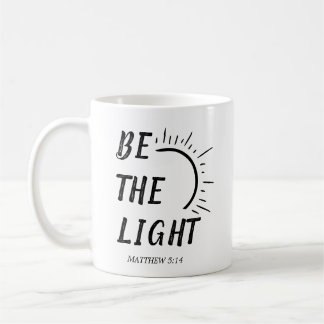 Caneca De Café Seja A Bíblia Leve Da Religião Verso
