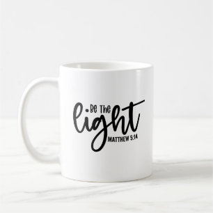 Caneca De Café Seja a Luz Mateus 5:14