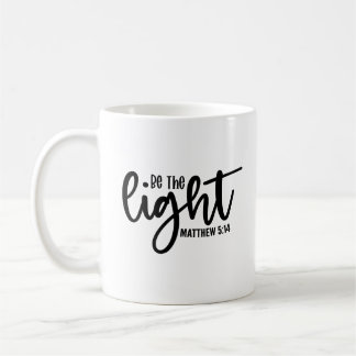 Caneca De Café Seja a Luz Mateus 5:14