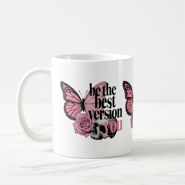Caneca De Café Seja a melhor versão que você (Esquerda)