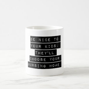 Caneca De Café Seja Bom Para Seus Filhos.