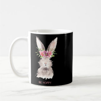 Caneca De Café Seja coelho da Páscoa do Coelho Primavera Hoppy co