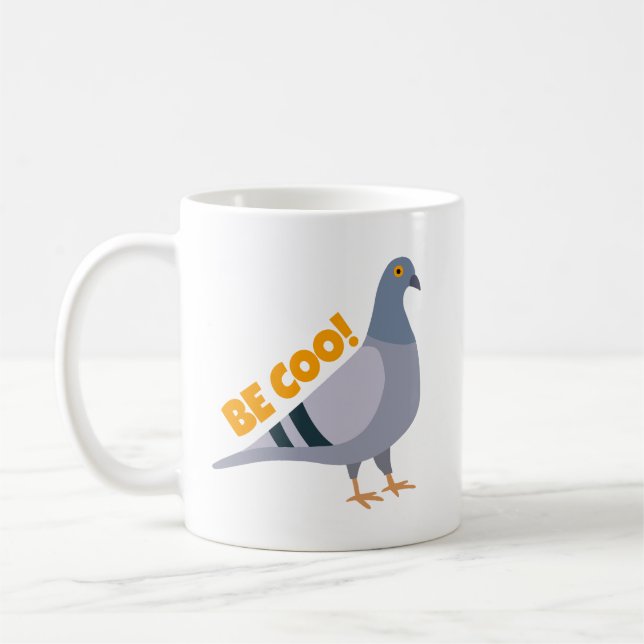 Caneca De Café Seja Coo Pigeon Mug (Esquerda)