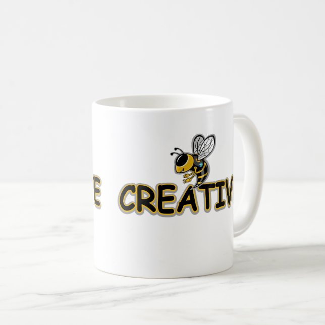 CANECA DE CAFÉ SEJA CRIATIVO  (Frente Esquerda)
