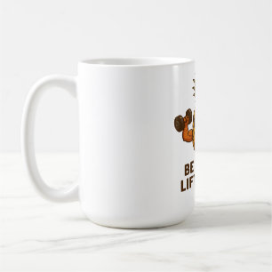 Caneca De Café Seja Doce Levante Peso Pesado Academia Fitness Eng