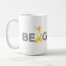 Caneca De Café Seja dourado (o golden retriever)