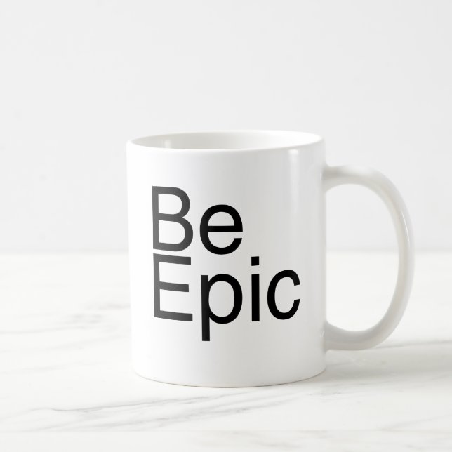 Caneca De Café Seja Epic (Direita)