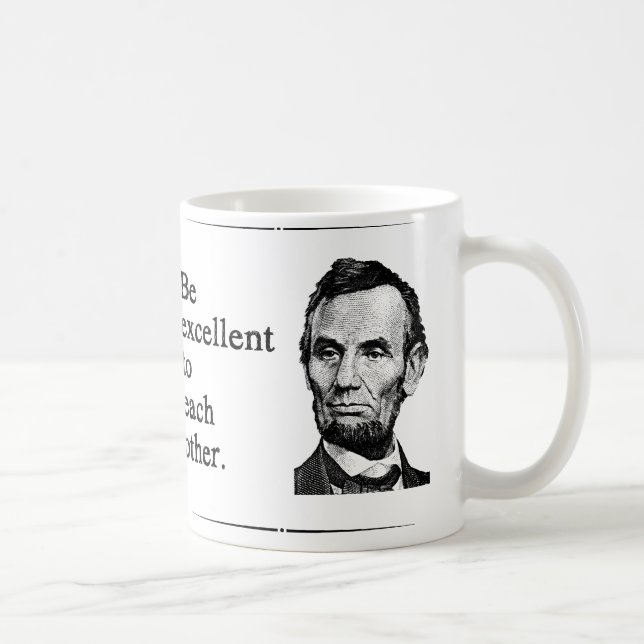 Caneca De Café Seja excelente entre eles (Direita)