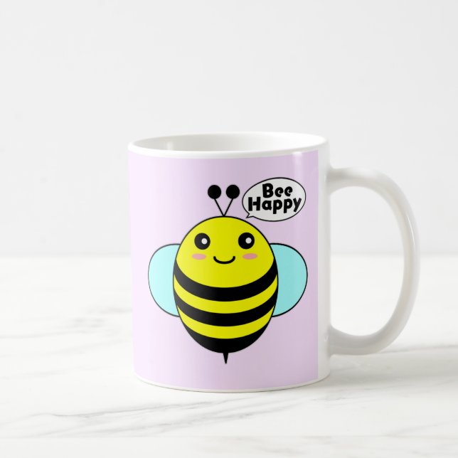 Caneca De Café Seja Feliz (Direita)