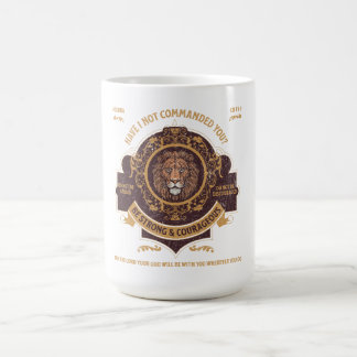 Caneca De Café Seja forte e corajoso