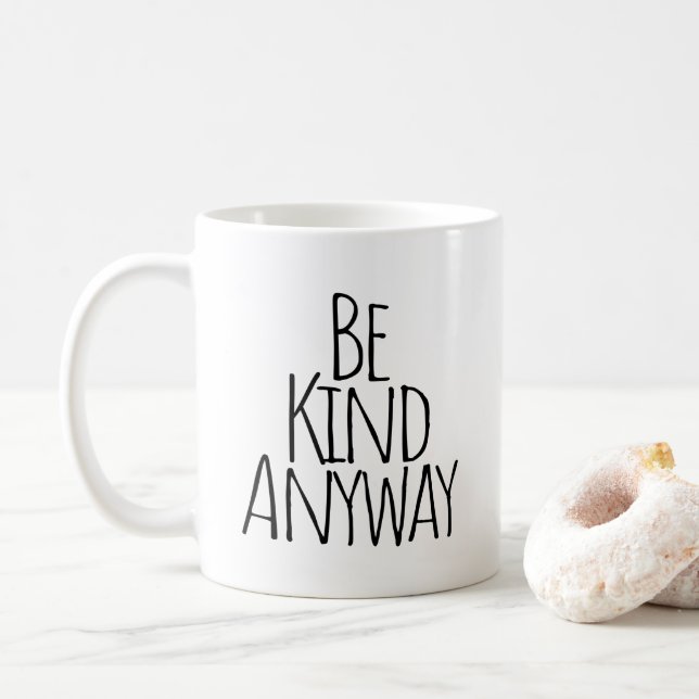 Caneca De Café Seja gentil (Com Donut)