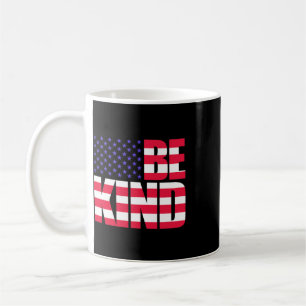Caneca De Café Seja Gentil 4 de Julho Bandeira dos EUA América Am