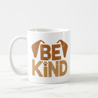 Caneca De Café Seja Gentil - Amante de Cachorros