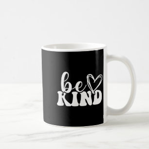 Caneca De Café Seja gentil amor minimalista gentileza positivo