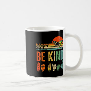 Caneca De Café Seja gentil com a consciência do agismo Não seja g