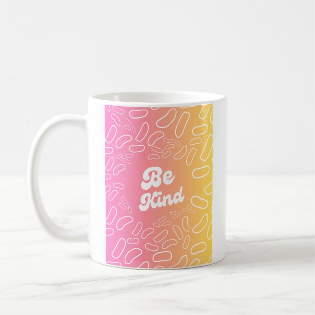 Caneca De Café Seja gentil com a inspiração (Esquerda)
