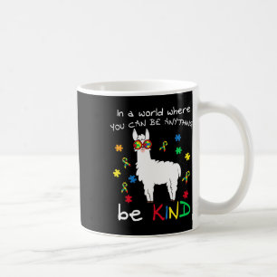Caneca De Café Seja gentil com o Quebra-cabeça de Llama, peça Leg