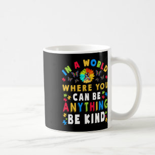 Caneca De Café Seja Gentil Conscientização do Autismo Asl Mãe Pro