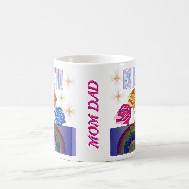 Caneca De Café Seja gentil, cota de café com cota positiva para o (Centro)