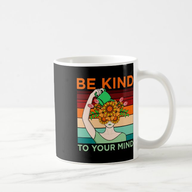 Caneca De Café Seja gentil em se importar com o apoio à conscient (Direita)