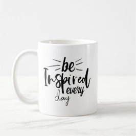 Caneca De Café Seja inspirado todos os dias