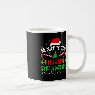 Caneca De Café Seja legal com os Papais noeis de enfermeira assis