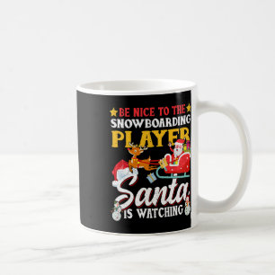 Caneca De Café Seja Legal Ver Papais noeis De Jogadores De Neve