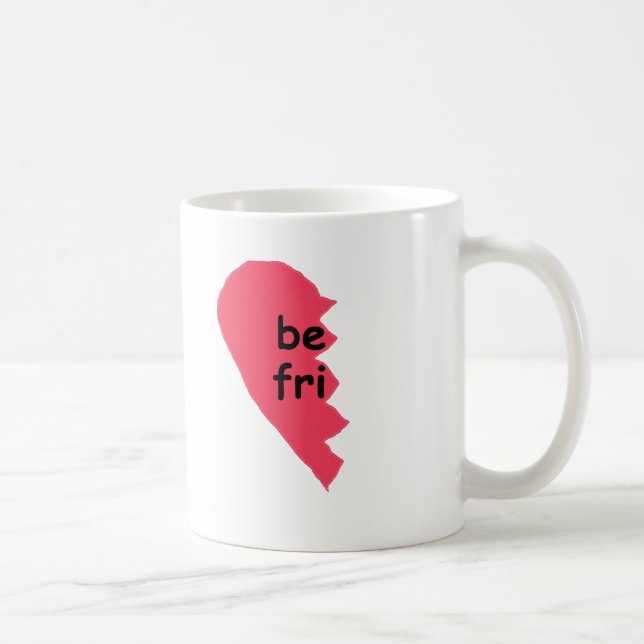 Caneca De Café SEJA melhores amigos de FRI meios (Direita)