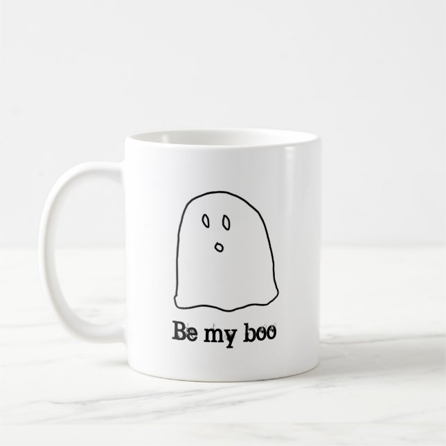 Caneca De Café Seja Meu Boo (Esquerda)